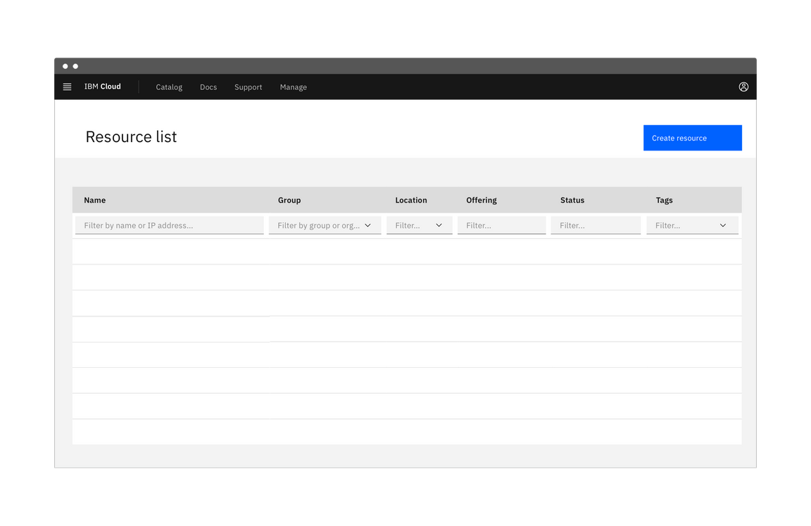 Second phase of a dashboard using skeleton states to demonstrate progressive loading