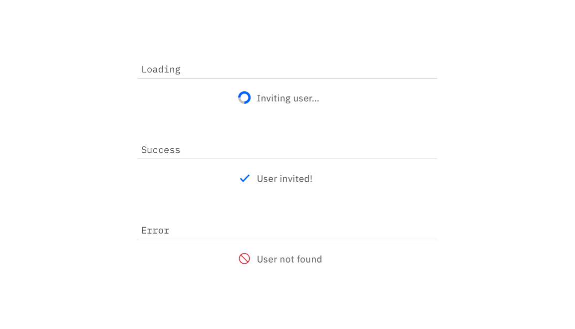 Inline loading states