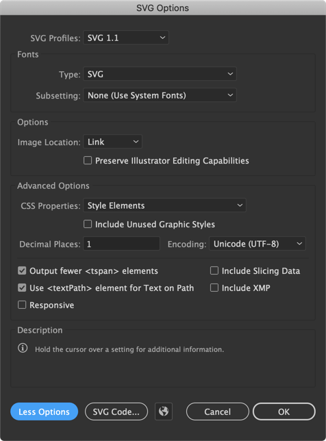 export an icon from illustrator