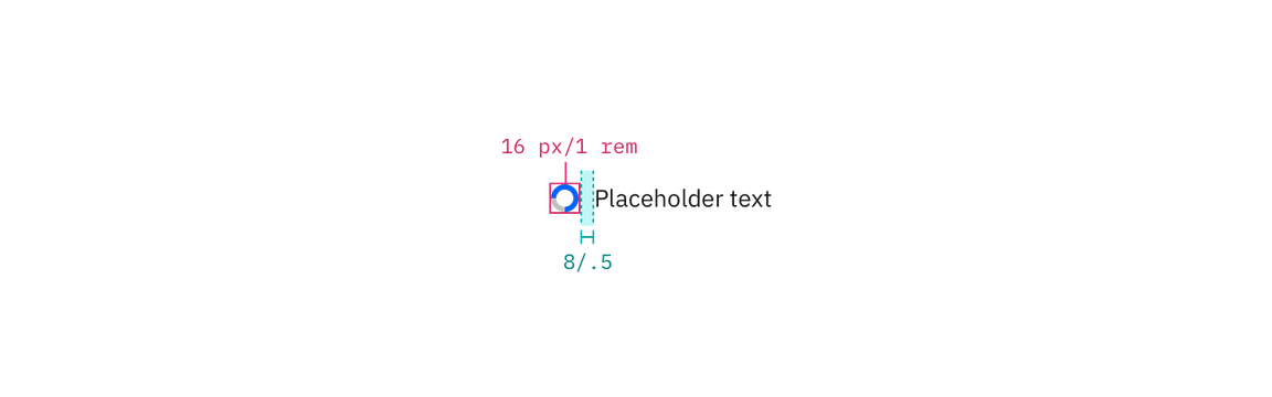 Inline loading spinner structure measurements